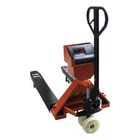 12E Indicator 1/2/3T Narrow Fork Pallet Jack Scale Hand Pallet Truck with Polyurethane wheel