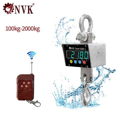 NVK Piccolo 100 kg-2T Materiale in acciaio inossidabile industriale 304 Scala di gru pendente impermeabile con dispositivo wireless